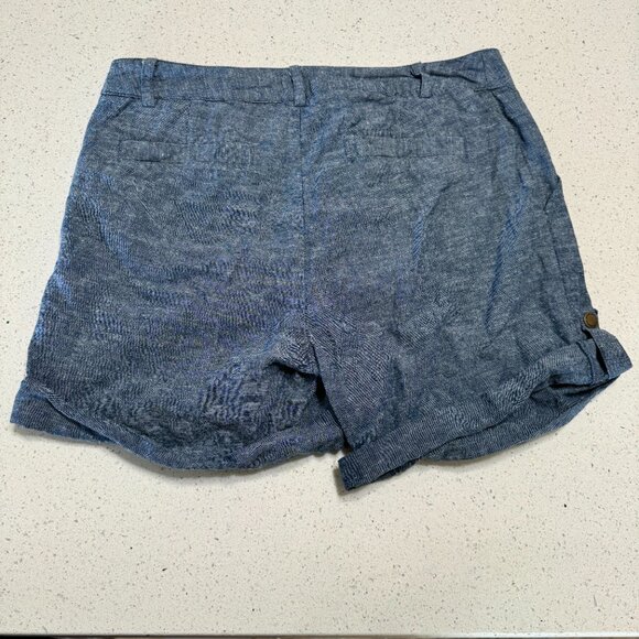 Linen Blend Shorts - Picture 2 of 3